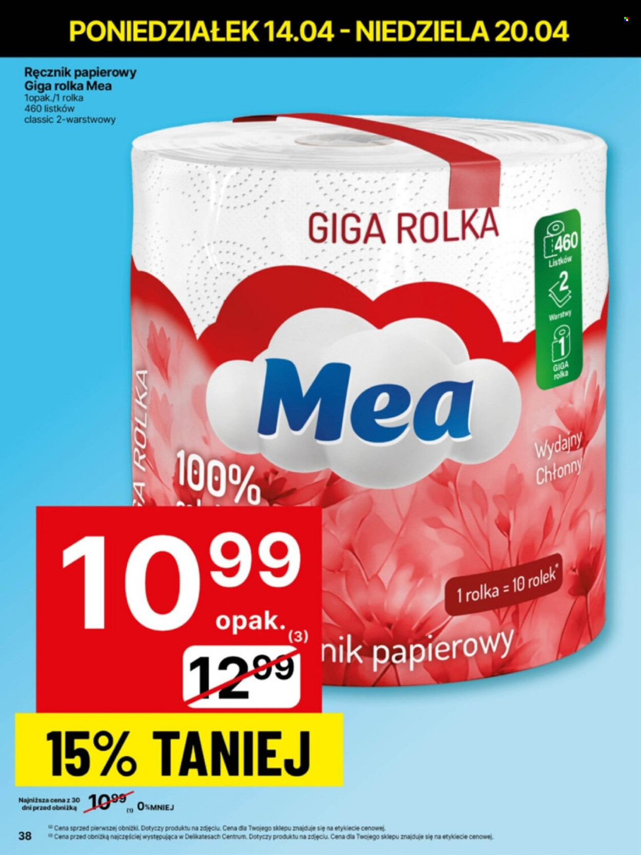 Gazetka Delikatesy Centrum - 14.04.2025 - 20.04.2025. Strona 38