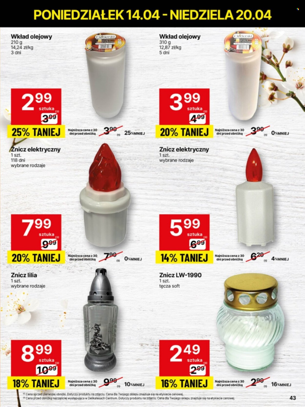 Gazetka Delikatesy Centrum - 14.04.2025 - 20.04.2025. Strona 43