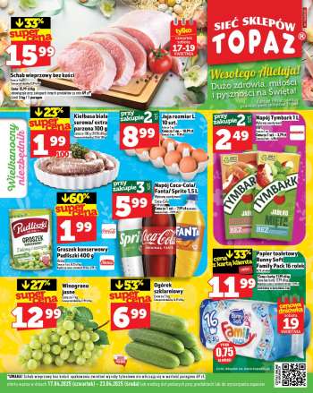 Gazetka Topaz - 17.04.2025 - 23.04.2025.