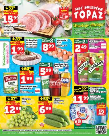 Gazetka Topaz - 17.04.2025 - 23.04.2025.