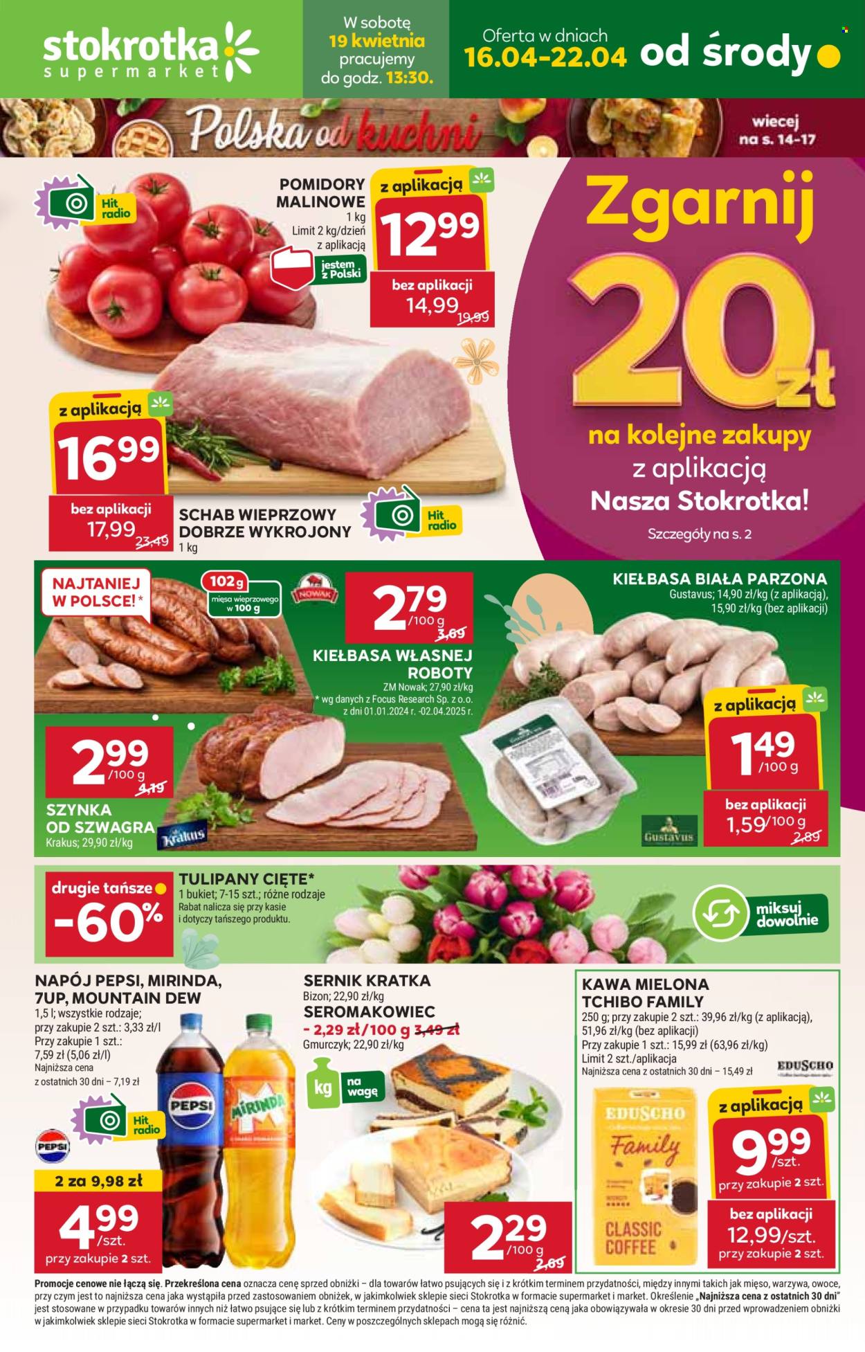 Gazetka Stokrotka Supermarket - 16.04.2025 - 22.04.2025. Strona 1