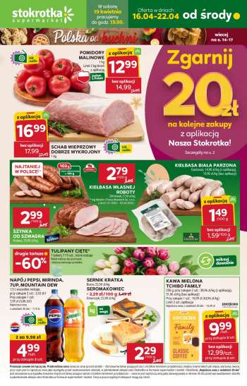 Gazetka Stokrotka Supermarket - 16.04.2025 - 22.04.2025.
