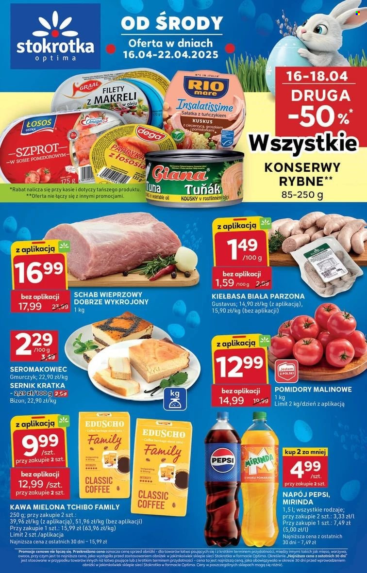 Gazetka Stokrotka Optima - 16.04.2025 - 22.04.2025. Strona 1