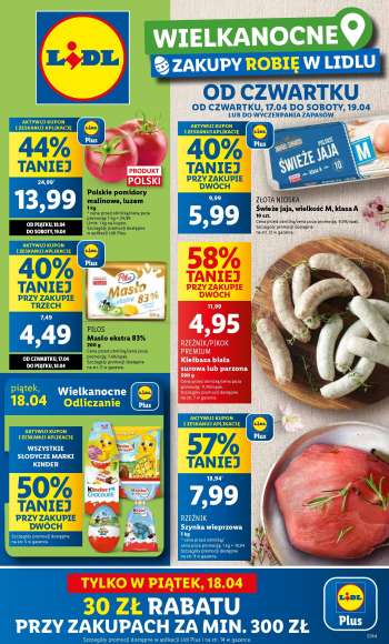 Gazetka Lidl - 17.04.2025 - 19.04.2025.