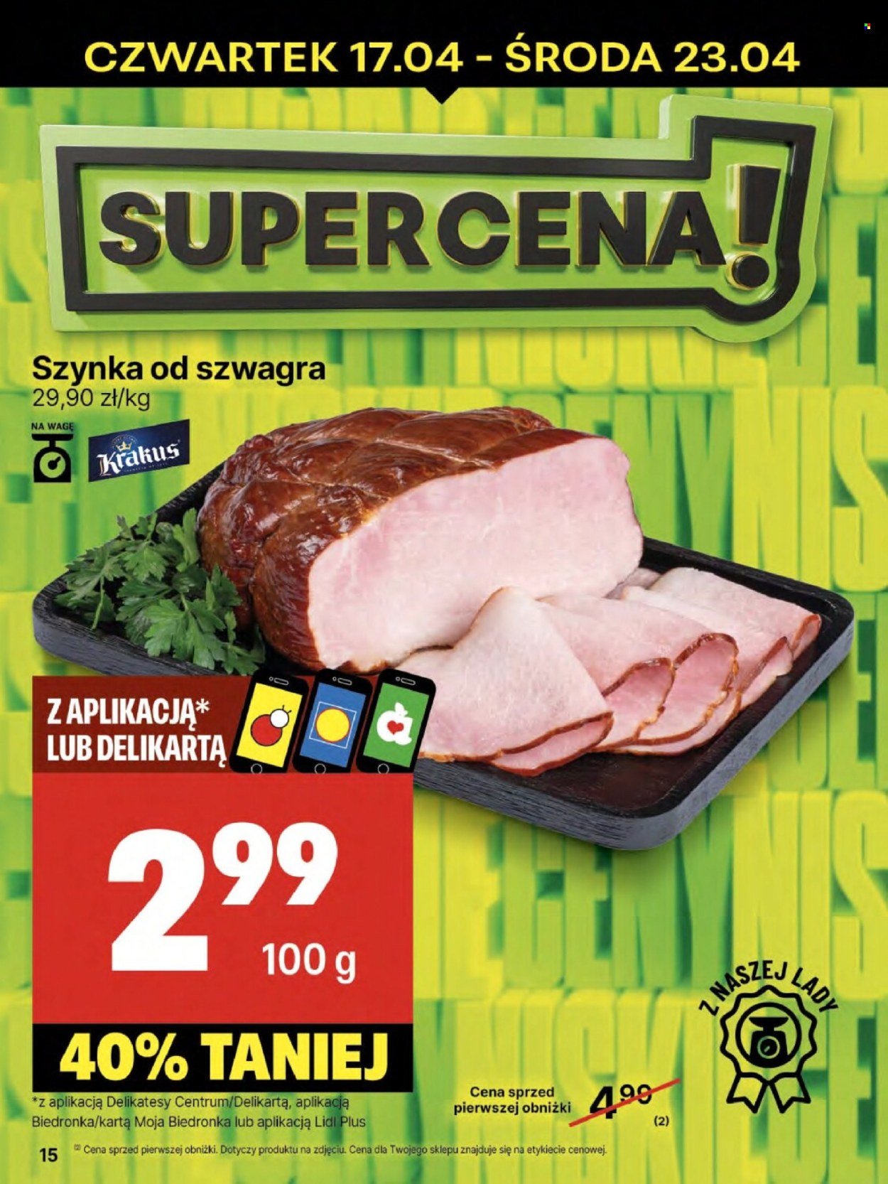 Gazetka Delikatesy Centrum - 17.04.2025 - 23.04.2025. Strona 15