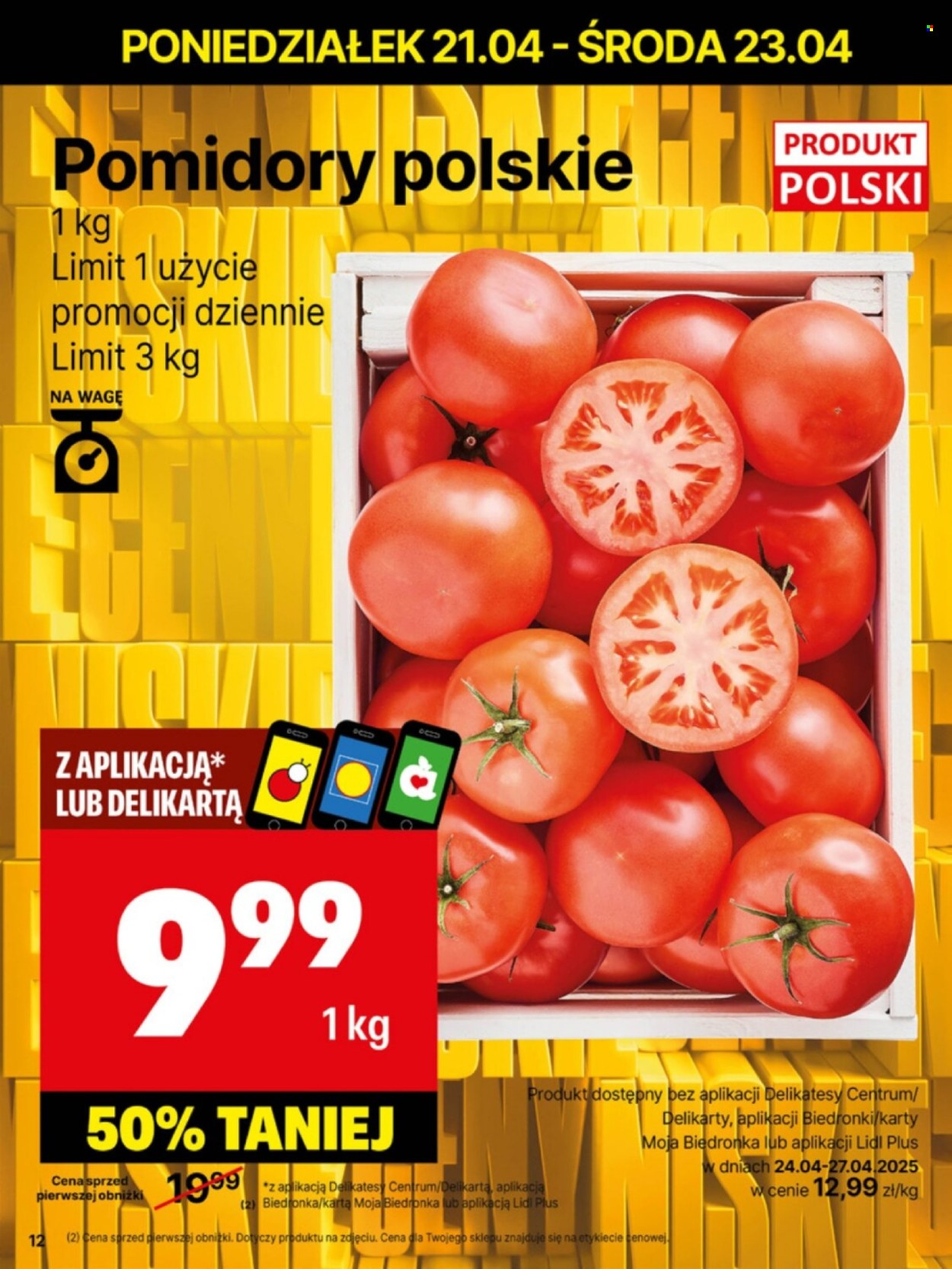 Gazetka Delikatesy Centrum - 21.04.2025 - 27.04.2025. Strona 12