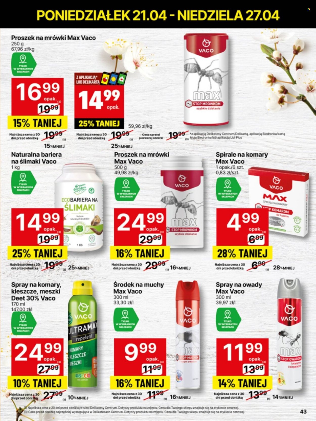 Gazetka Delikatesy Centrum - 21.04.2025 - 27.04.2025. Strona 43