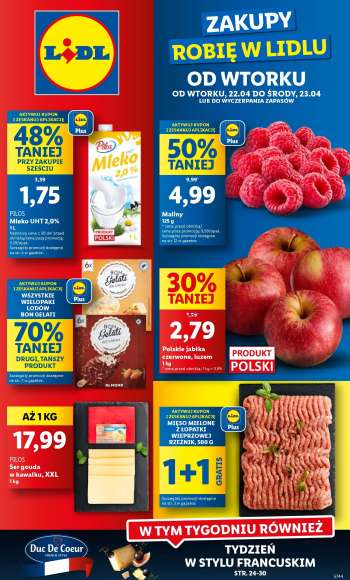 Gazetka Lidl - 22.04.2025 - 23.04.2025.