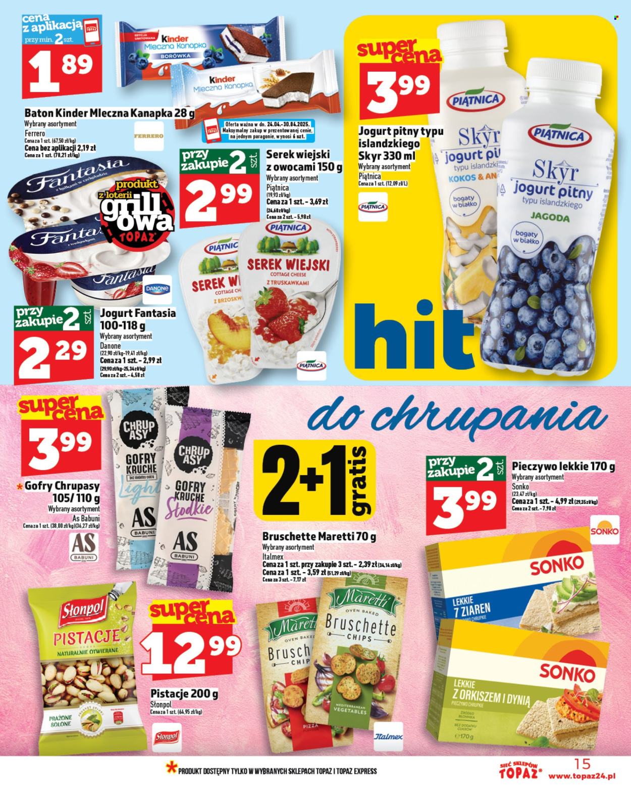 Gazetka Topaz - 24.04.2025 - 30.04.2025. Strona 15