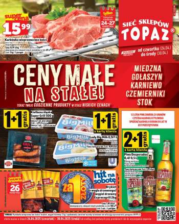 Gazetka Topaz - 24.04.2025 - 30.04.2025.