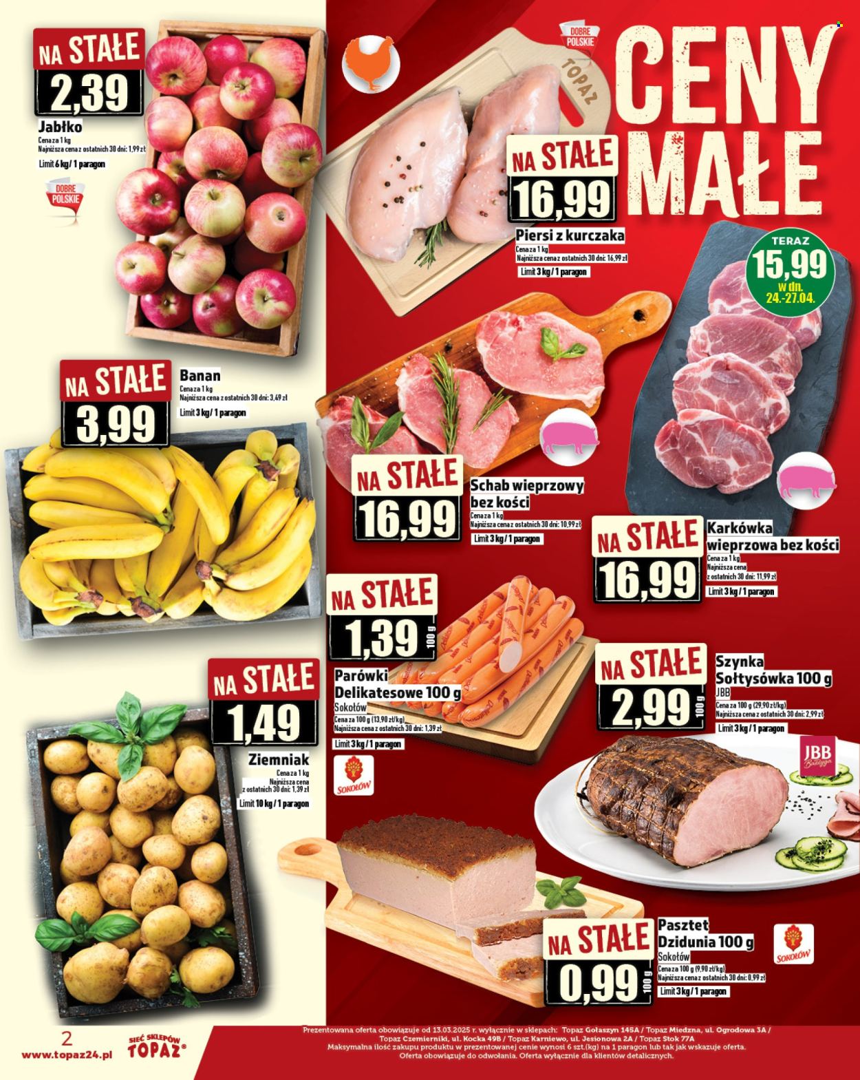 Gazetka Topaz - 24.04.2025 - 30.04.2025. Strona 2