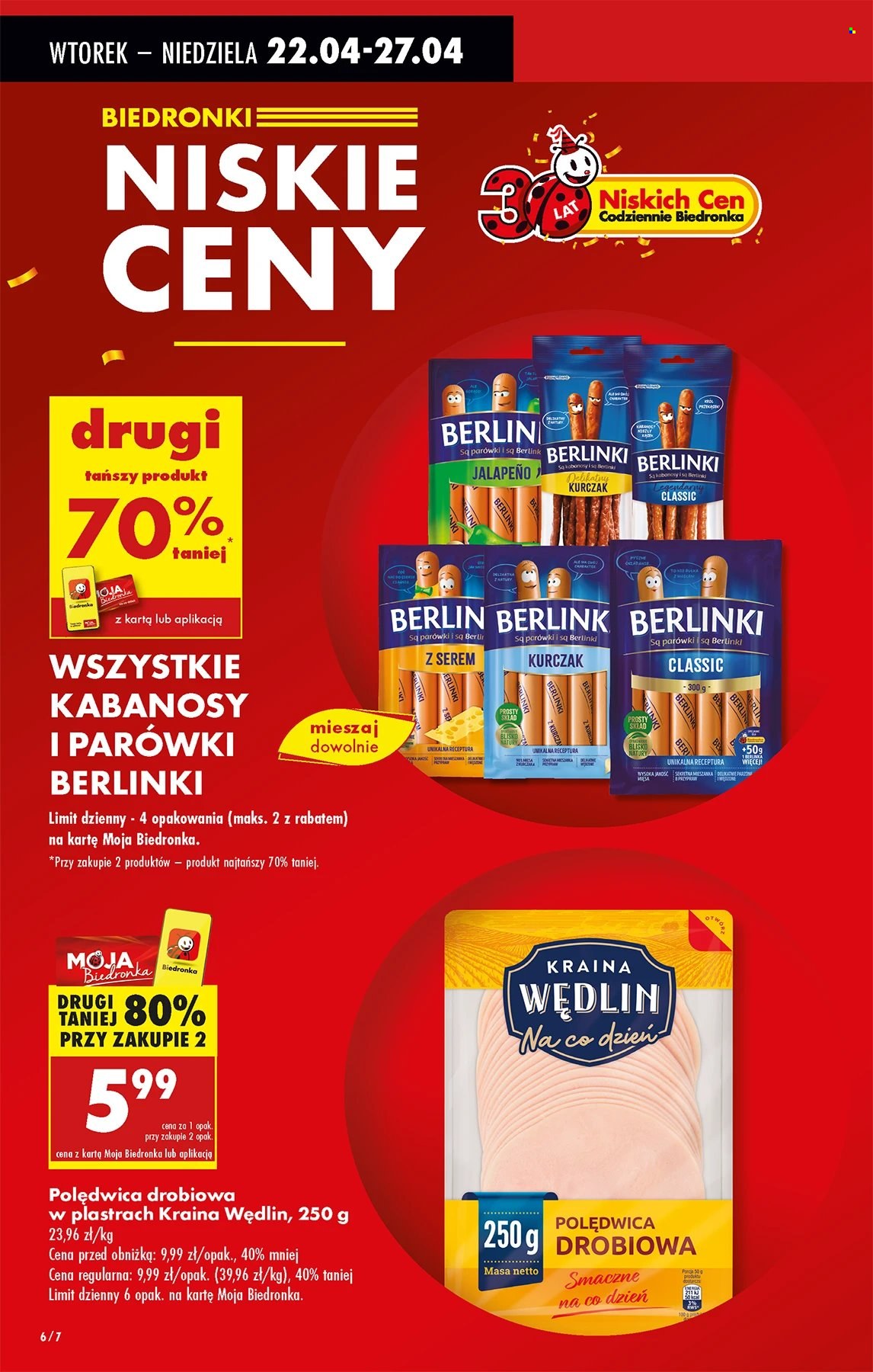 Gazetka Biedronka - 22.04.2025 - 27.04.2025. Strona 6