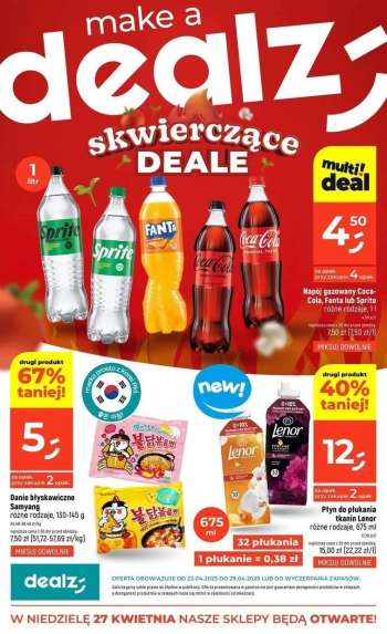 Gazetka Dealz - 22.04.2025 - 30.04.2025.