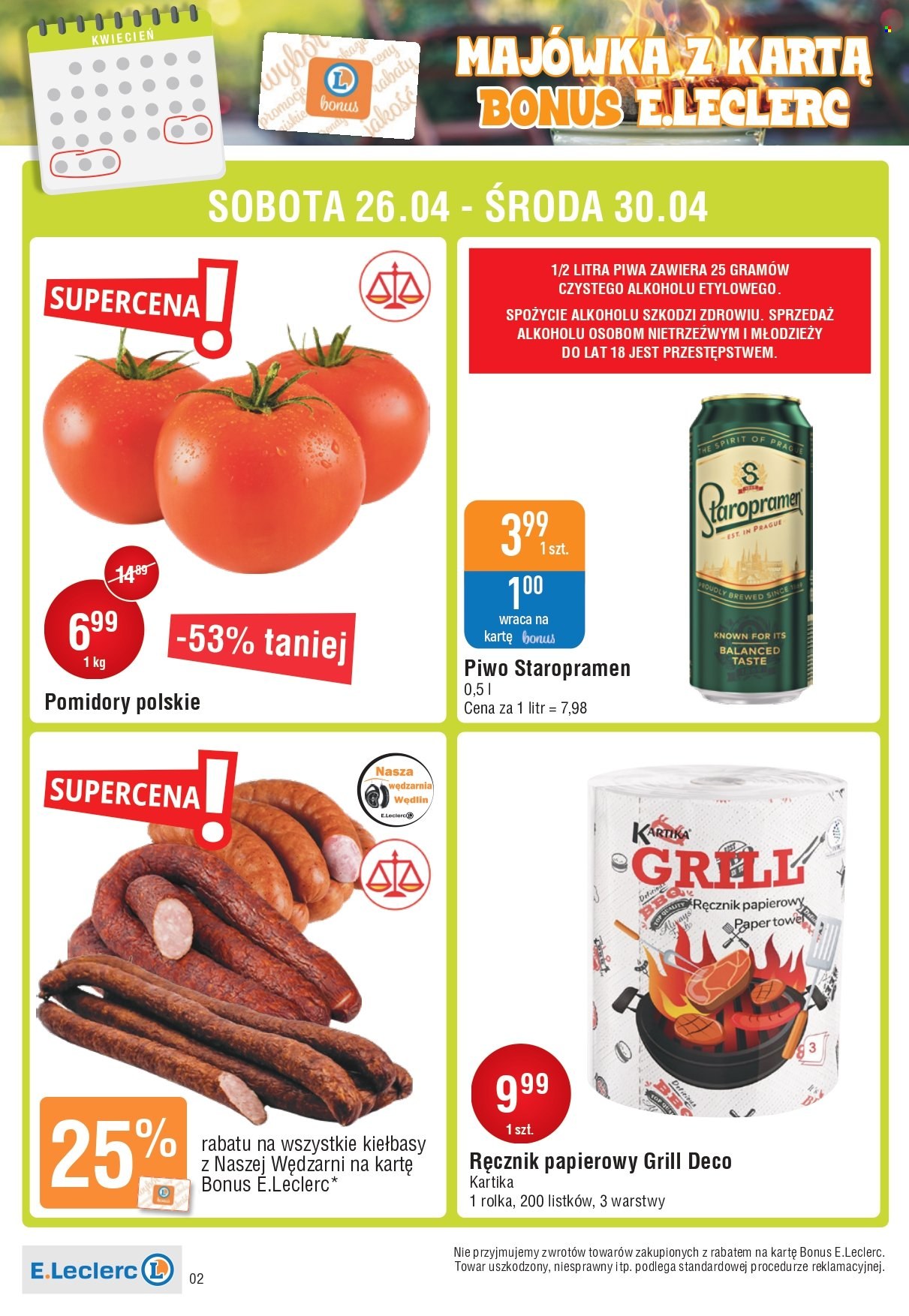 Gazetka E.Leclerc - 26.04.2025 - 30.04.2025. Strona 2