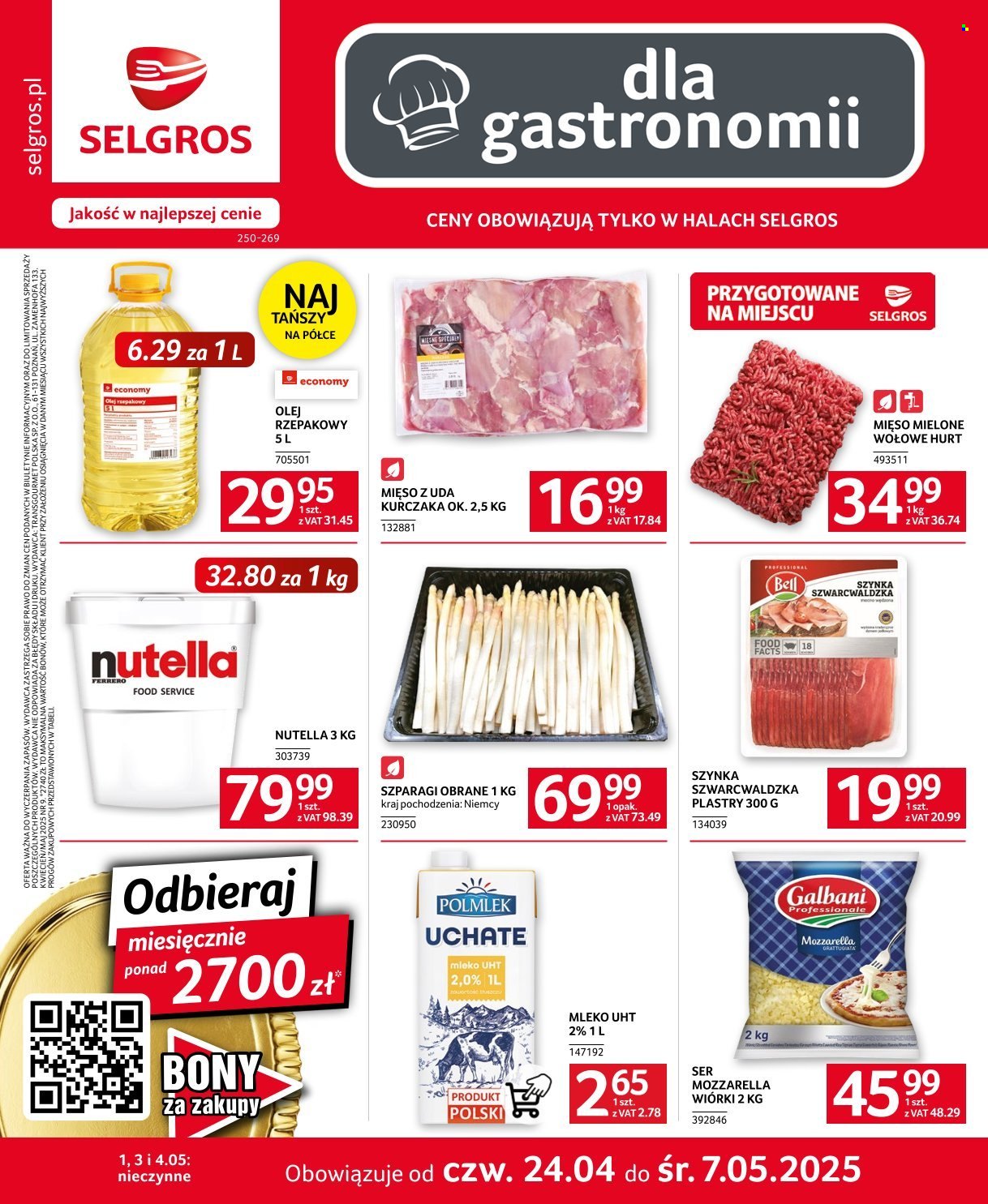 Gazetka Selgros - 24.04.2025 - 7.05.2025. Strona 1