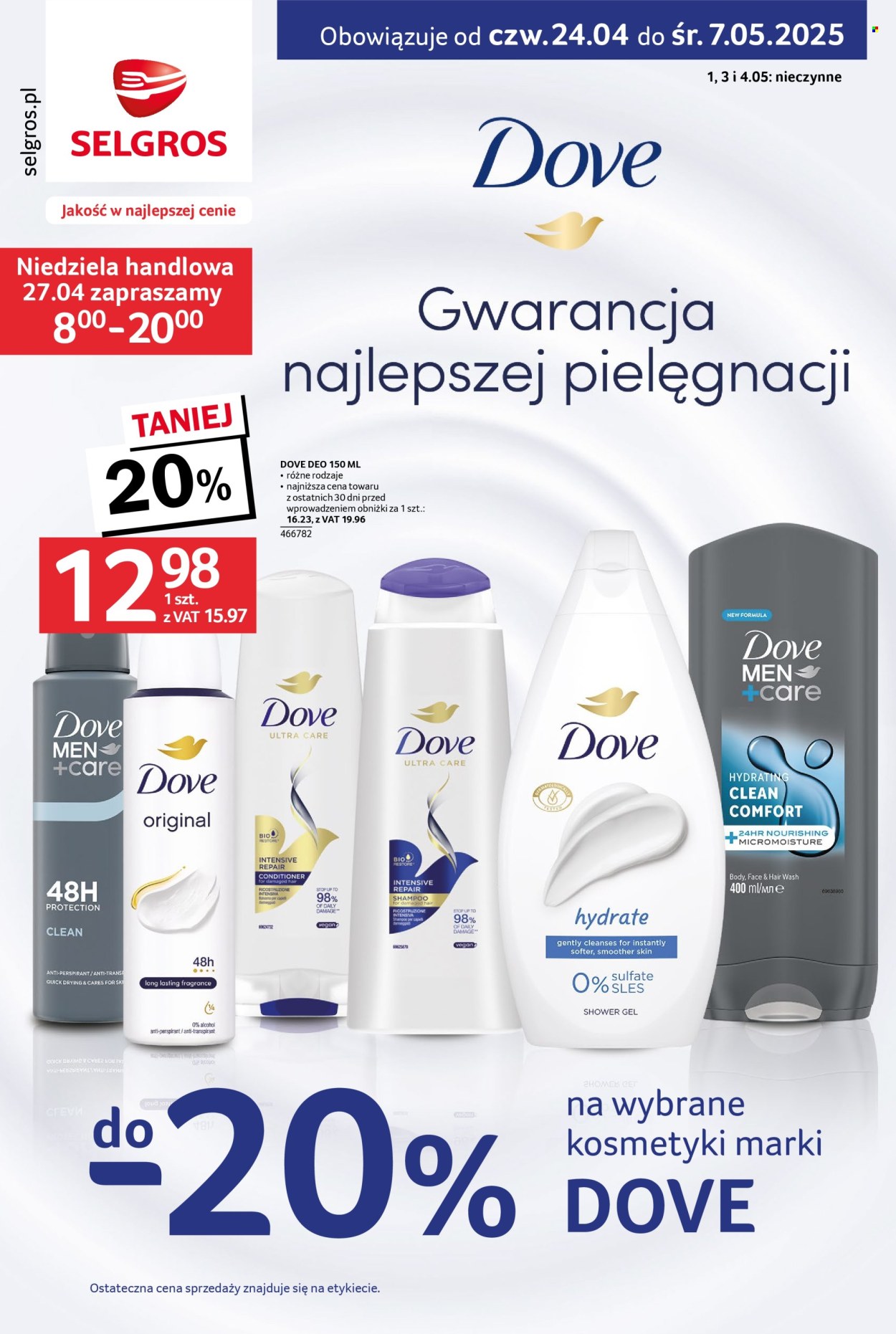 Gazetka Selgros - 24.04.2025 - 7.05.2025. Strona 1