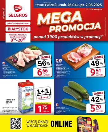 Gazetka Selgros - 26.04.2025 - 2.05.2025.