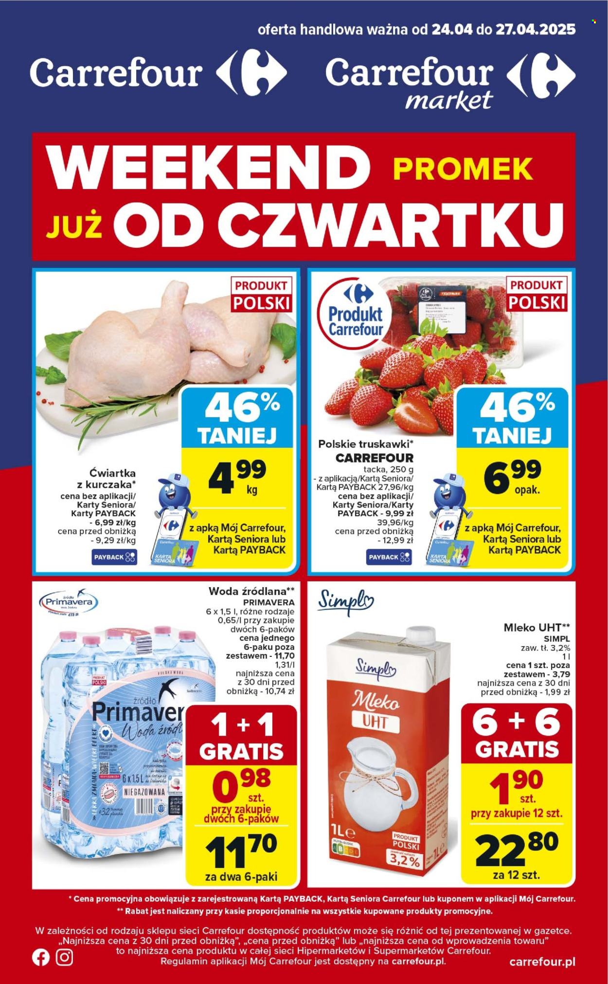 Gazetka Carrefour - 24.04.2025 - 27.04.2025. Strona 1