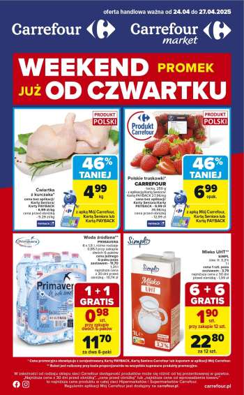 Gazetka Carrefour - 24.04.2025 - 27.04.2025.