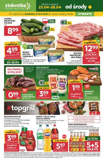 Gazetka Stokrotka Supermarket - 23.04.2025 - 28.04.2025.