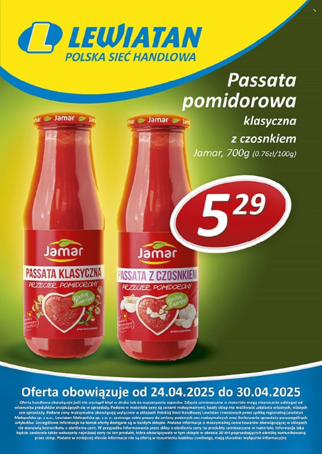 Leták Lewiatan - 24.4.2025 - 30.4.2025. Strana 4