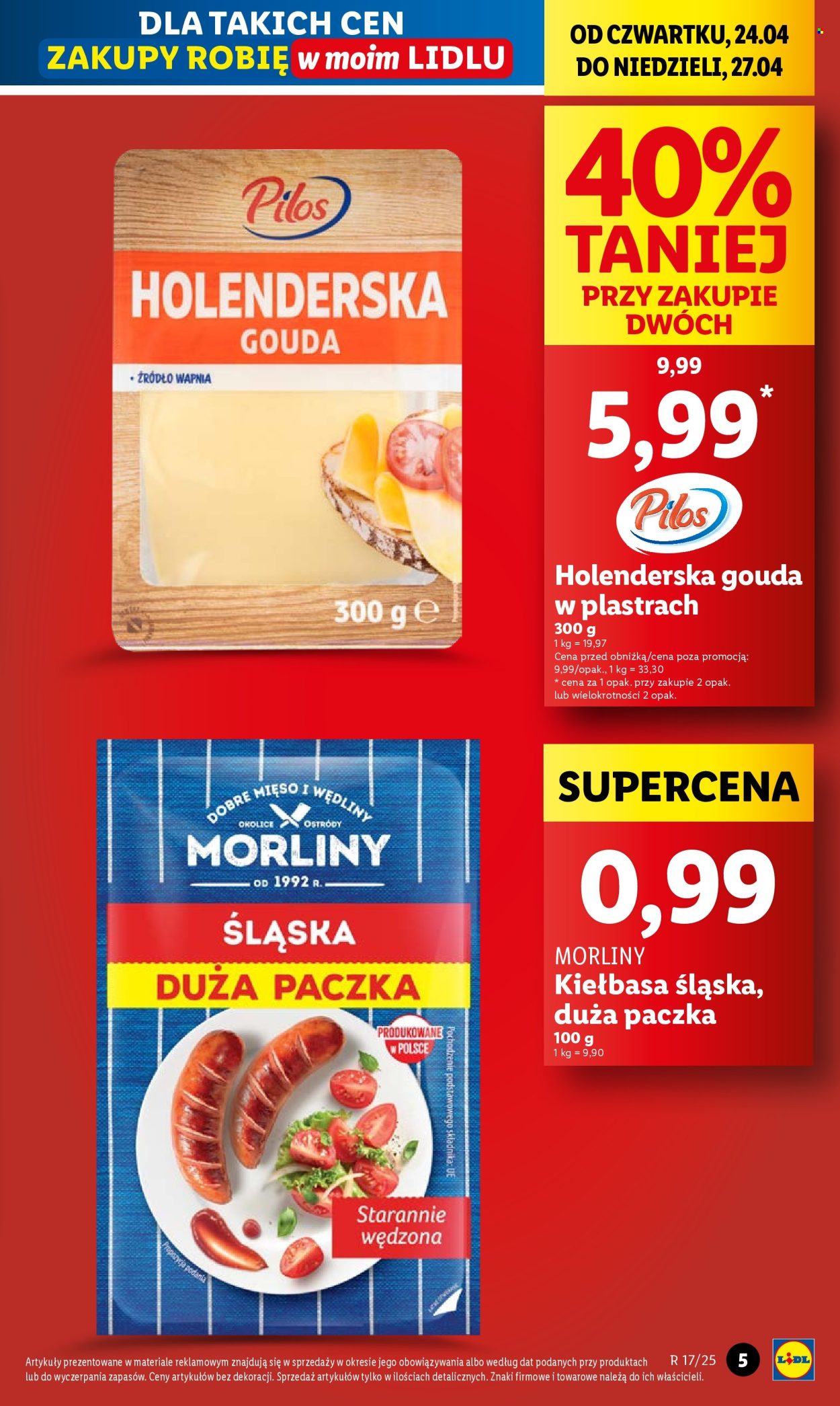 Gazetka Lidl - 24.04.2025 - 27.04.2025. Strona 5