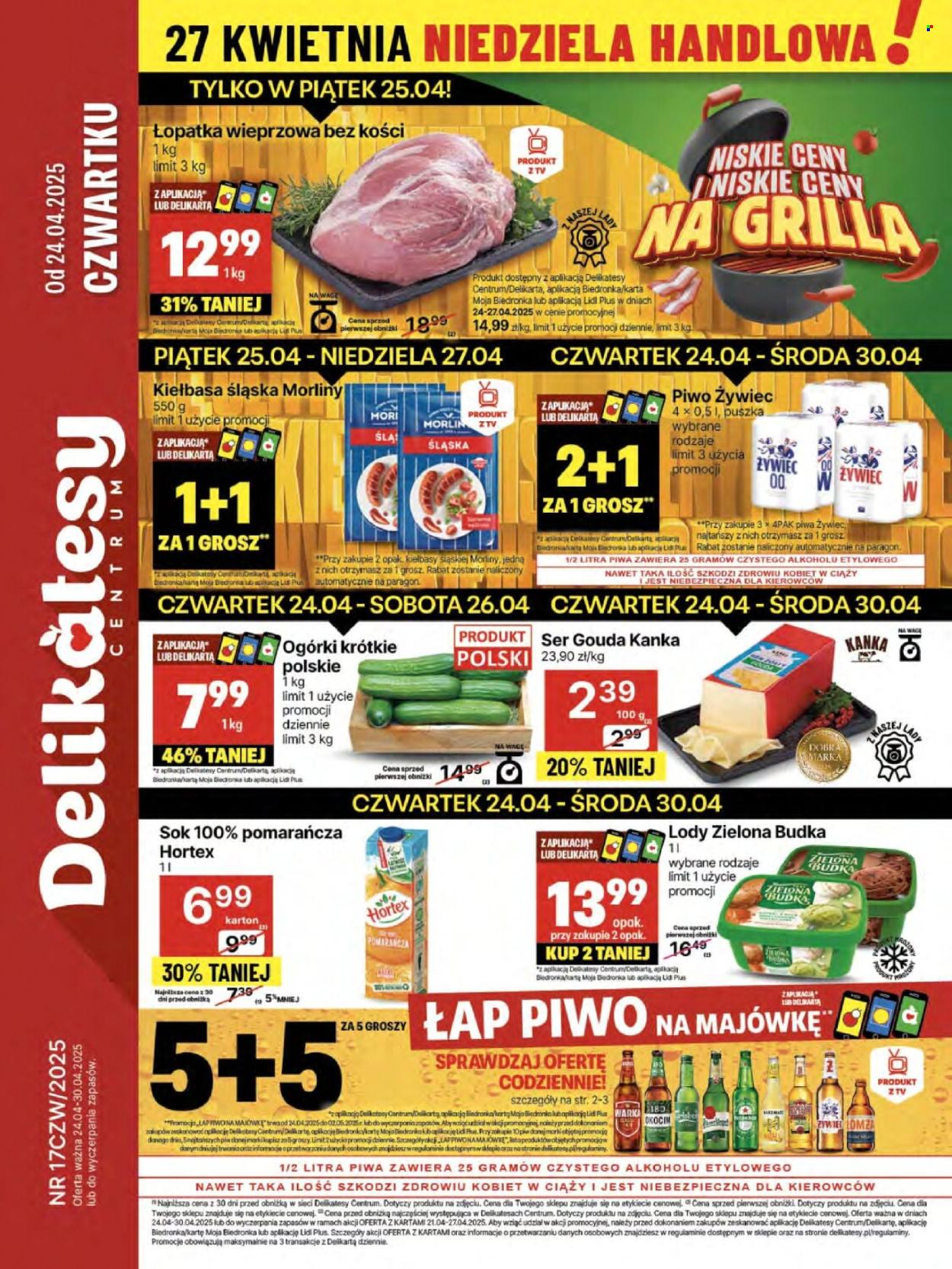 Gazetka Delikatesy Centrum - 24.04.2025 - 30.04.2025. Strona 1