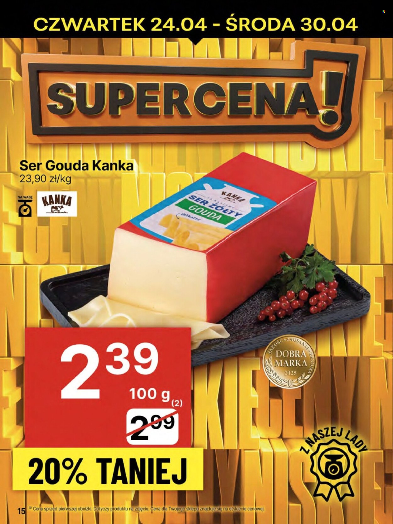 Gazetka Delikatesy Centrum - 24.04.2025 - 30.04.2025. Strona 15