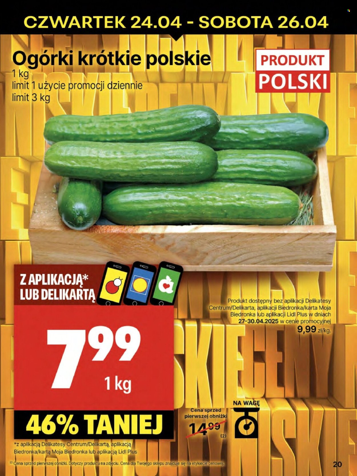 Gazetka Delikatesy Centrum - 24.04.2025 - 30.04.2025. Strona 20