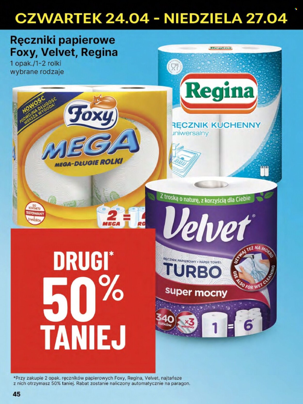 Gazetka Delikatesy Centrum - 24.04.2025 - 30.04.2025. Strona 45