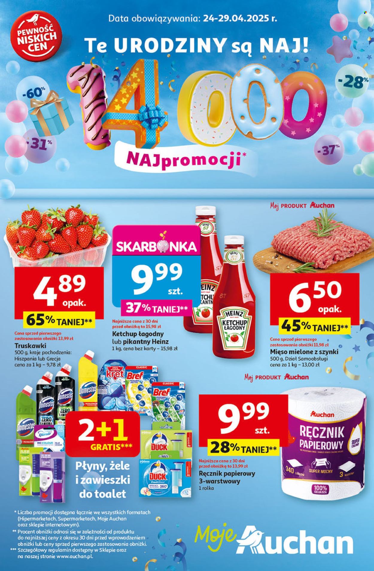 Gazetka Auchan - 24.04.2025 - 29.04.2025. Strona 1