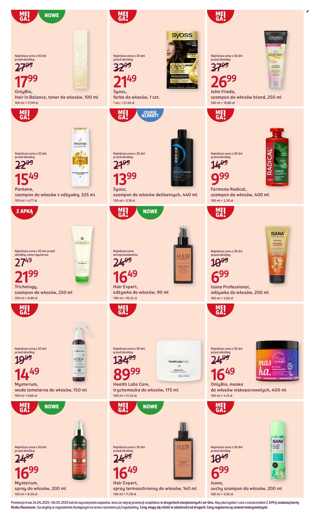 Leták Rossmann - 24.4.2025 - 6.5.2025. Strana 9