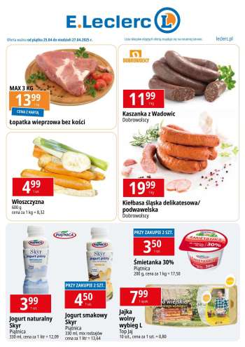Gazetka E.Leclerc - 25.04.2025 - 27.04.2025.