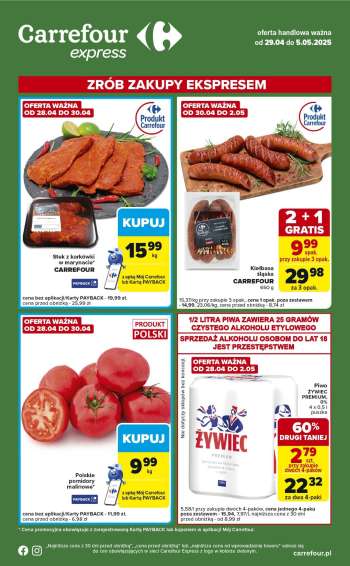 Gazetka Carrefour Express - 29.04.2025 - 5.05.2025.
