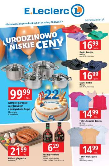 Gazetka E.Leclerc - 28.04.2025 - 10.05.2025.