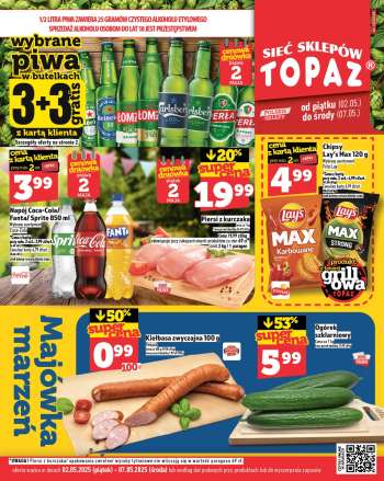 Gazetka Topaz - 2.05.2025 - 7.05.2025.