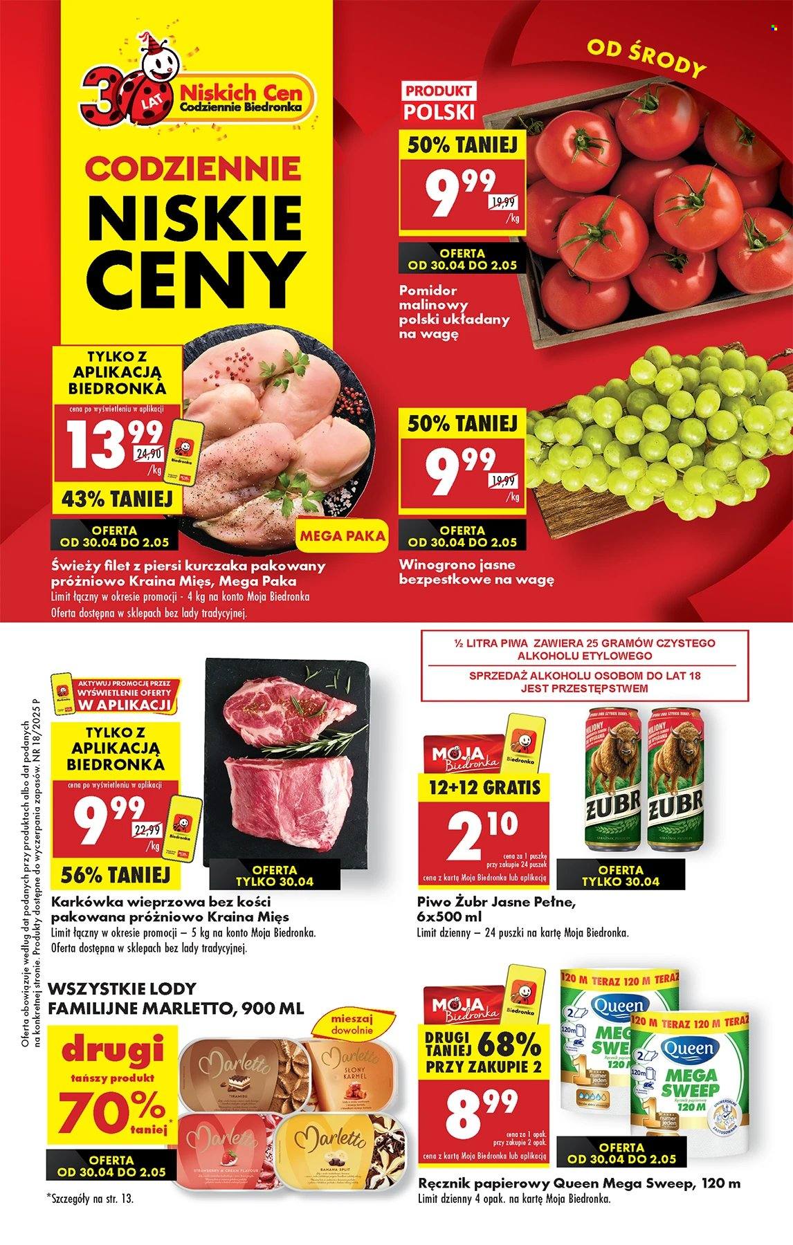 Gazetka Biedronka - 30.04.2025 - 7.05.2025. Strona 1