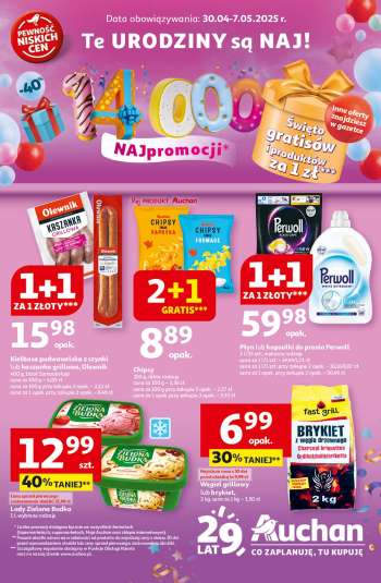 Gazetka Auchan - 30.04.2025 - 7.05.2025.