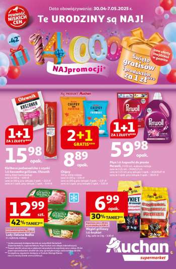 Gazetka Auchan - 30.04.2025 - 7.05.2025.