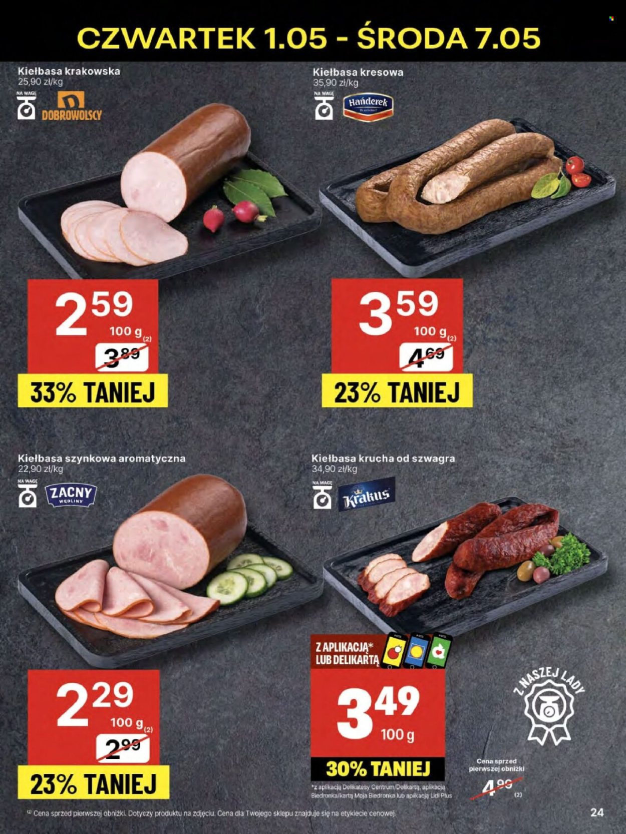 Gazetka Delikatesy Centrum - 28.04.2025 - 7.05.2025. Strona 24