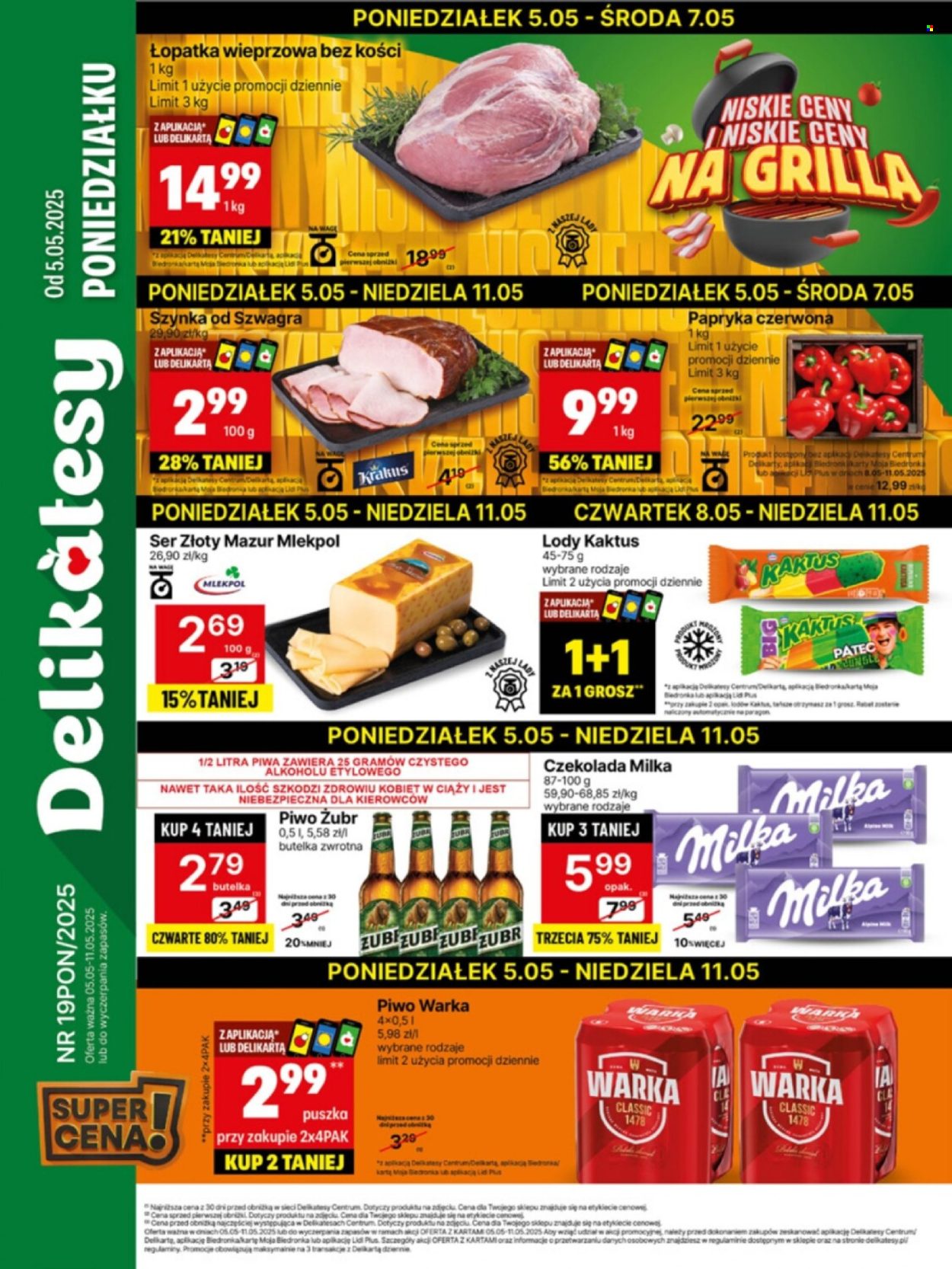Gazetka Delikatesy Centrum - 5.05.2025 - 11.05.2025. Strona 1