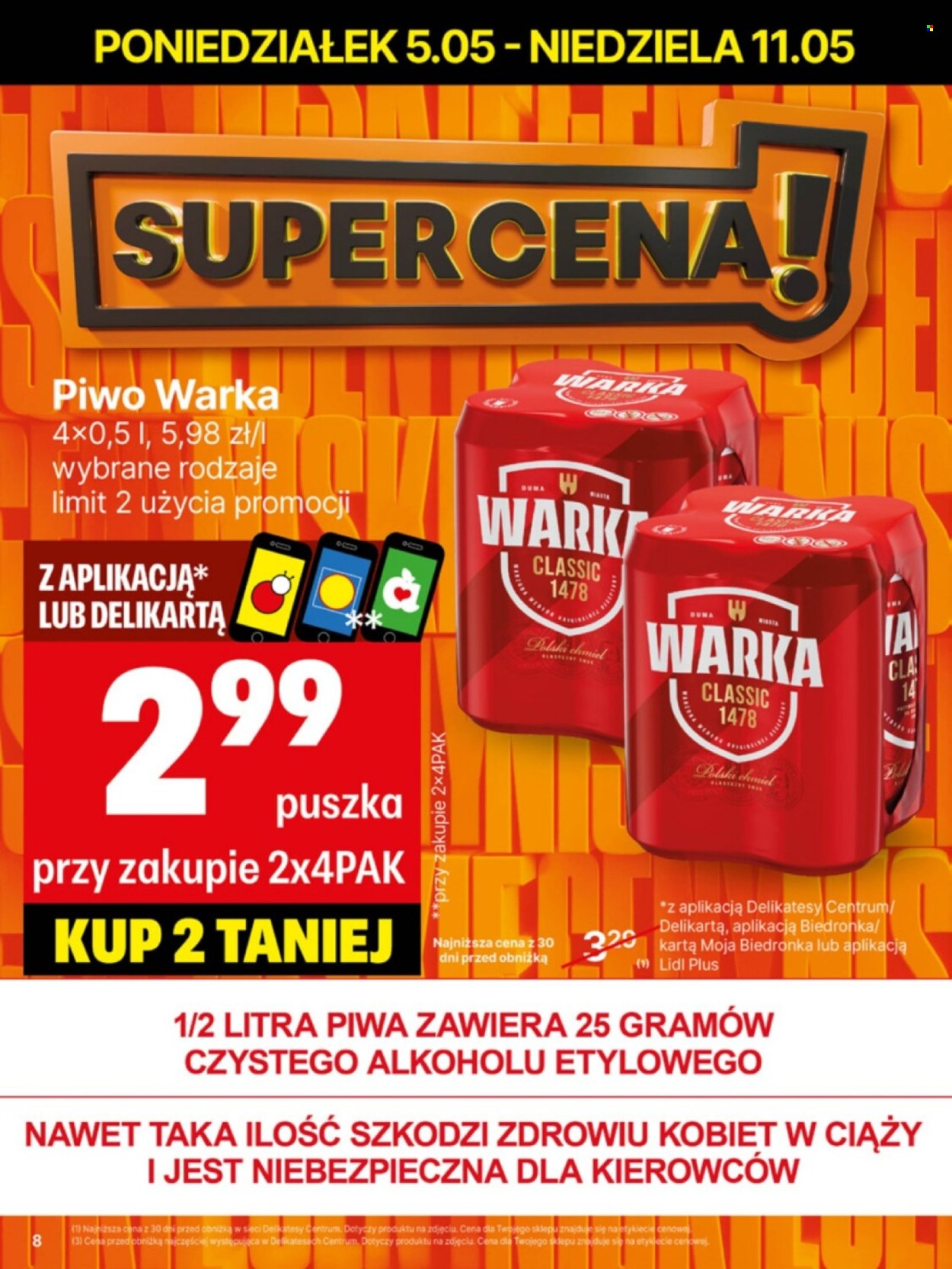 Gazetka Delikatesy Centrum - 5.05.2025 - 11.05.2025. Strona 8
