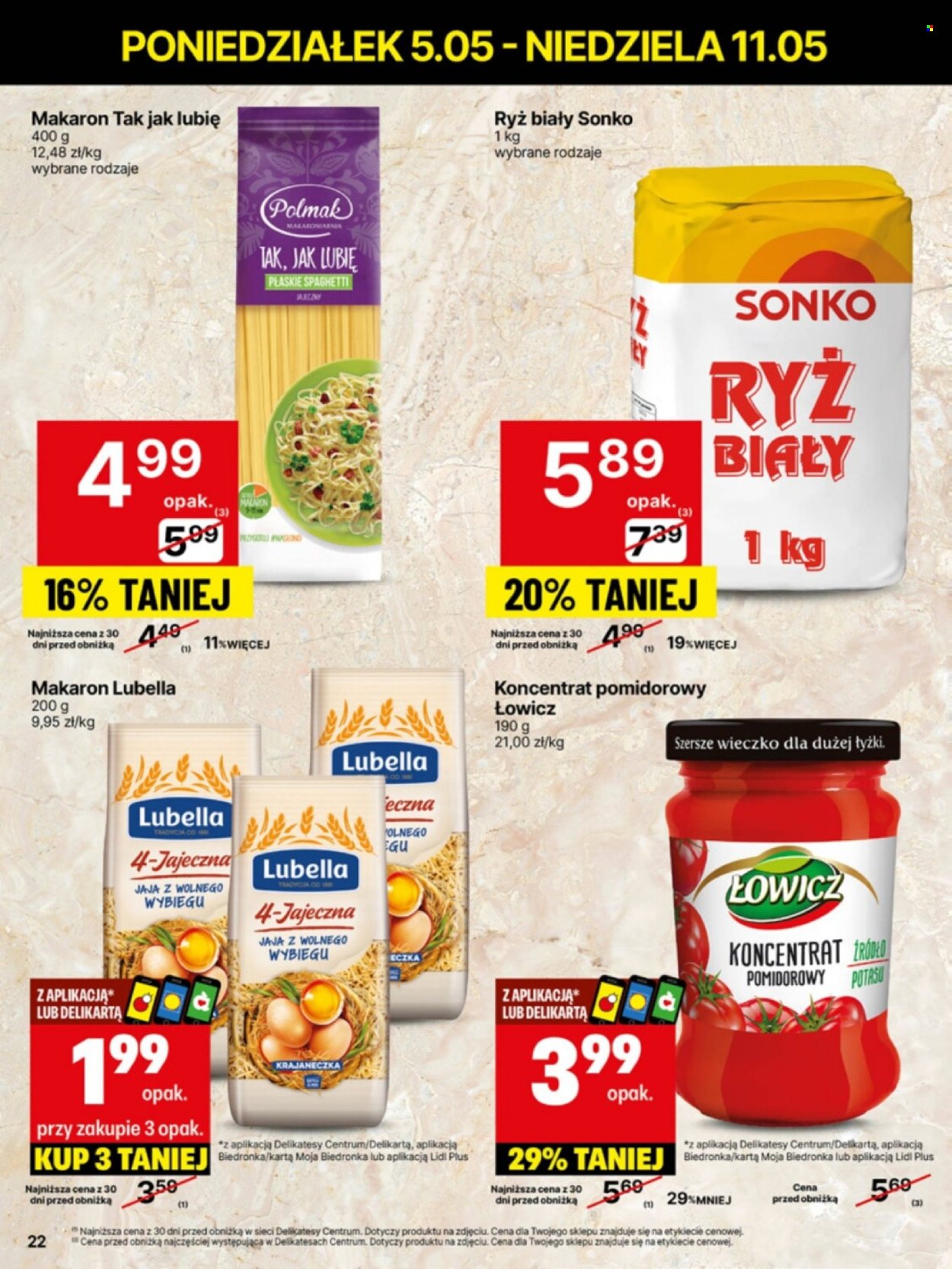 Gazetka Delikatesy Centrum - 5.05.2025 - 11.05.2025. Strona 22