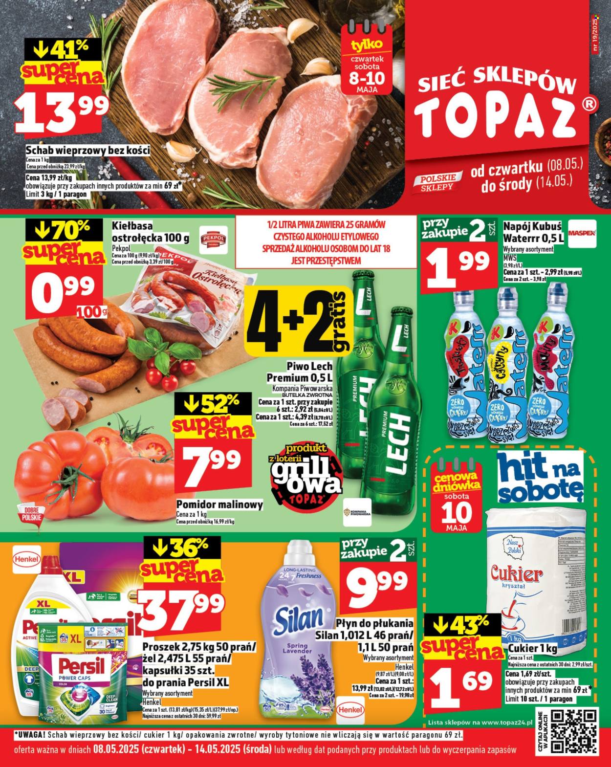 Gazetka Topaz - 8.05.2025 - 14.05.2025. Strona 1