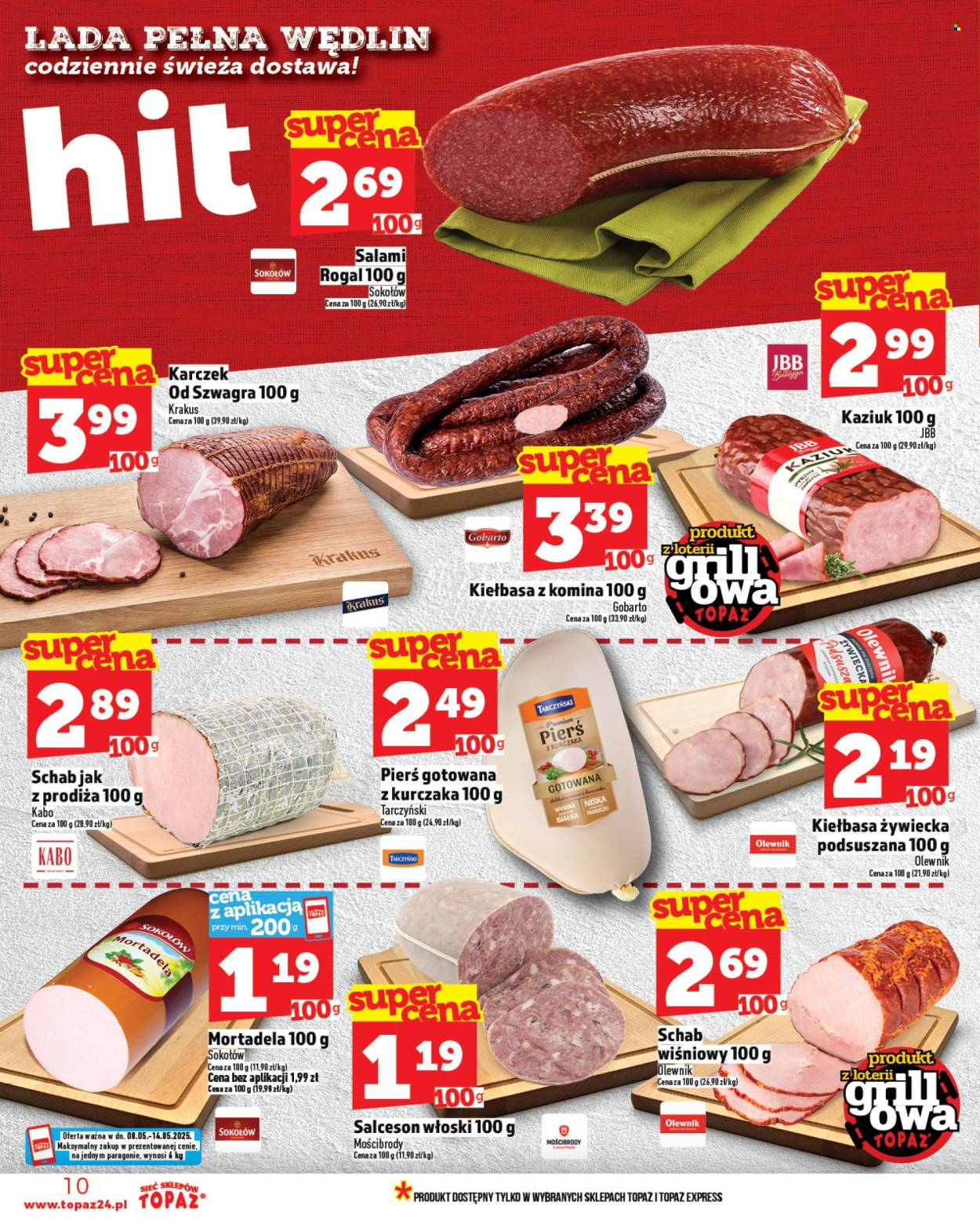 Gazetka Topaz - 8.05.2025 - 14.05.2025. Strona 10