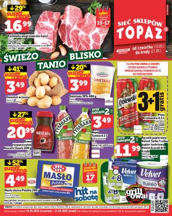 Gazetka Topaz - 15.05.2025 - 21.05.2025.
