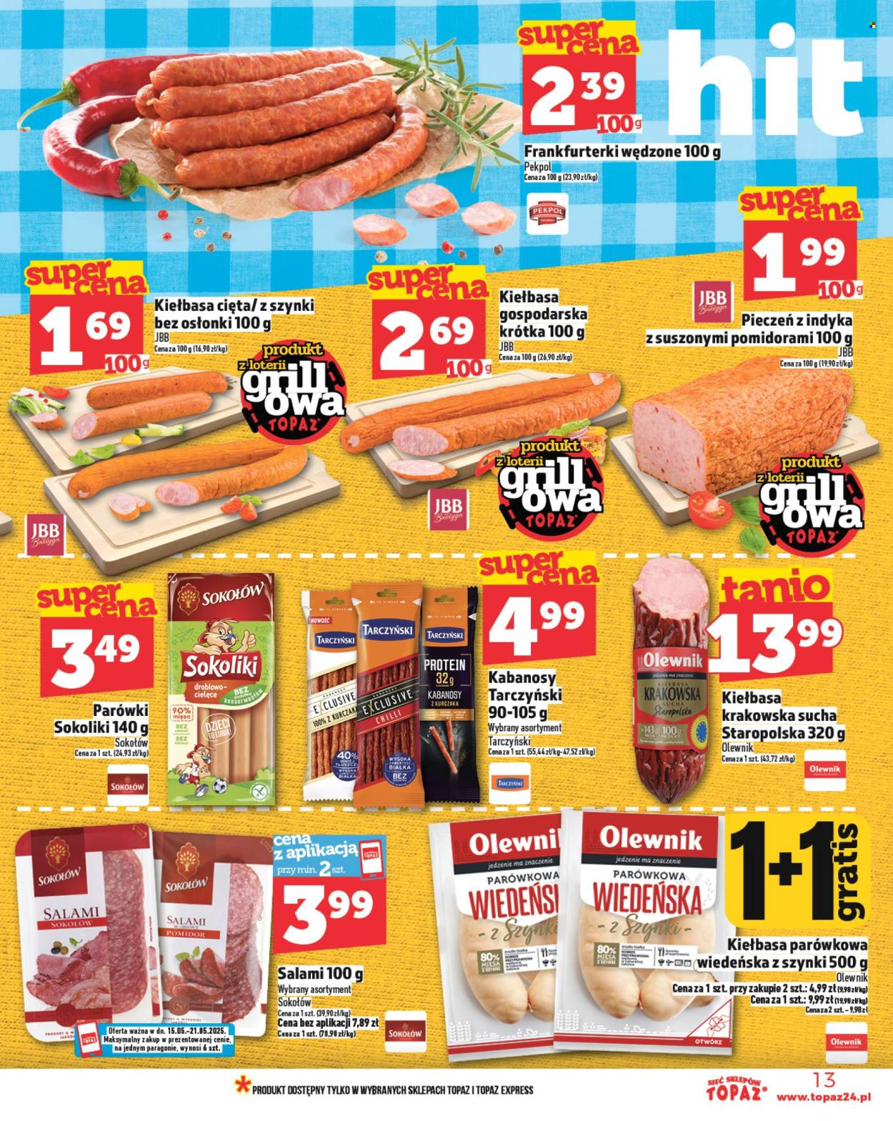 Gazetka Topaz - 15.05.2025 - 21.05.2025. Strona 13