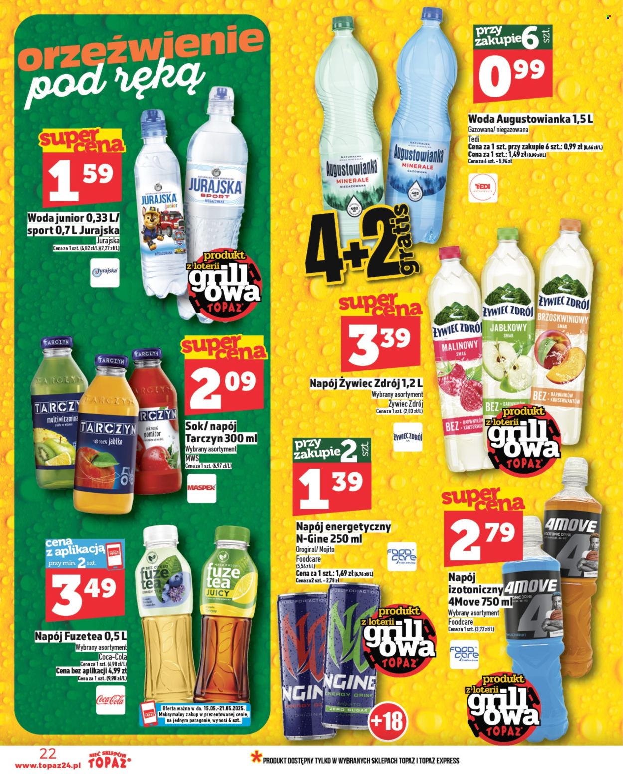 Gazetka Topaz - 15.05.2025 - 21.05.2025. Strona 22