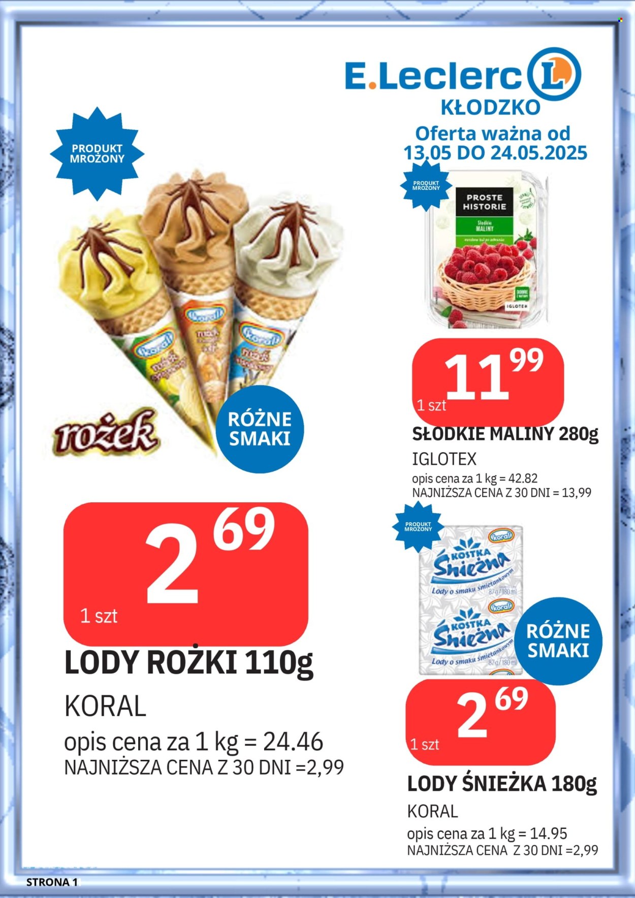 Gazetka E.Leclerc - 13.05.2025 - 24.05.2025. Strona 1