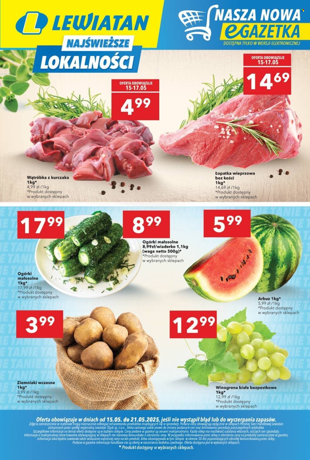 Gazetka Lewiatan - 15.05.2025 - 21.05.2025. Strona 1